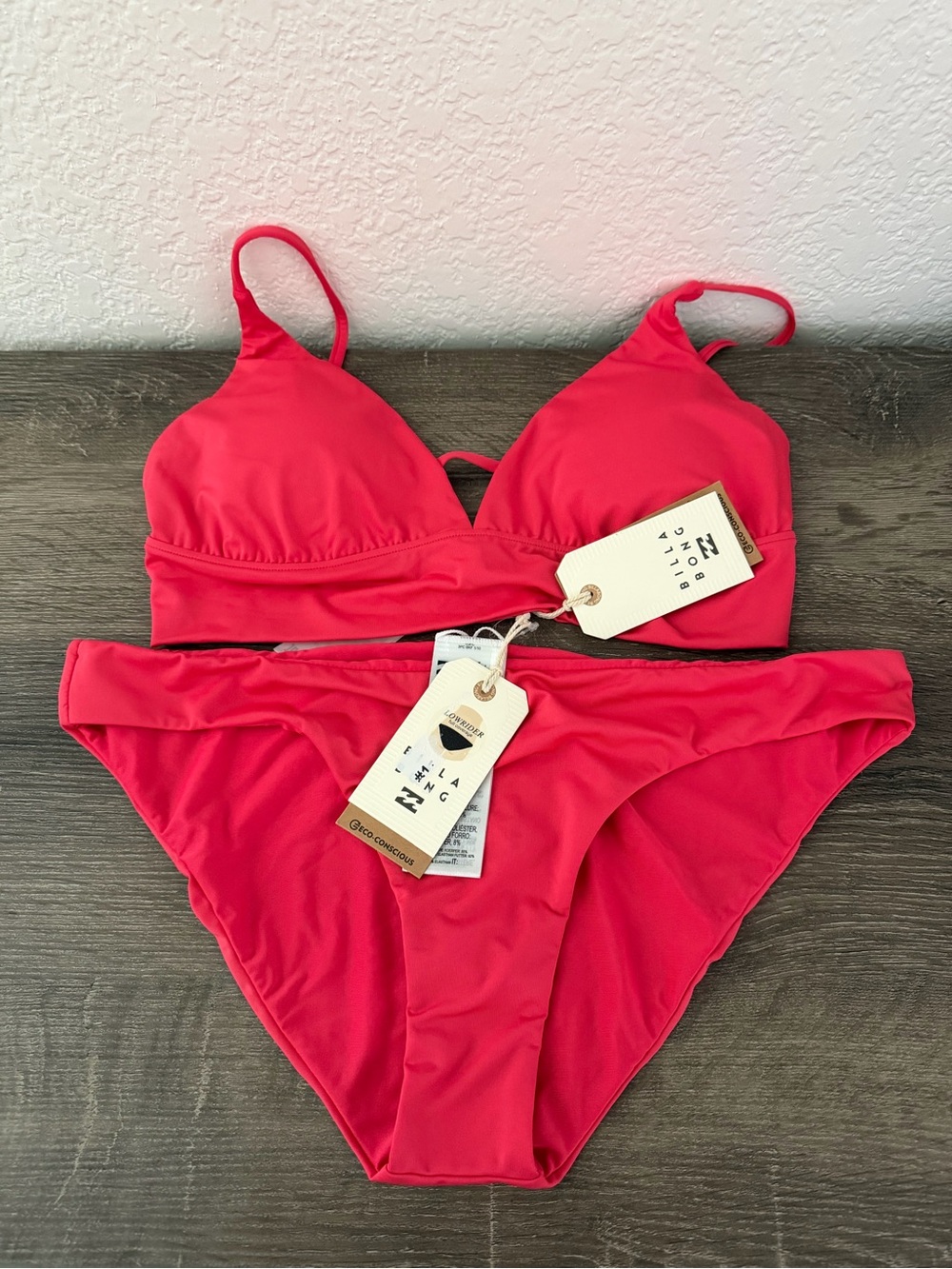 Billabong Red Women's Two-Piece Bikini Set